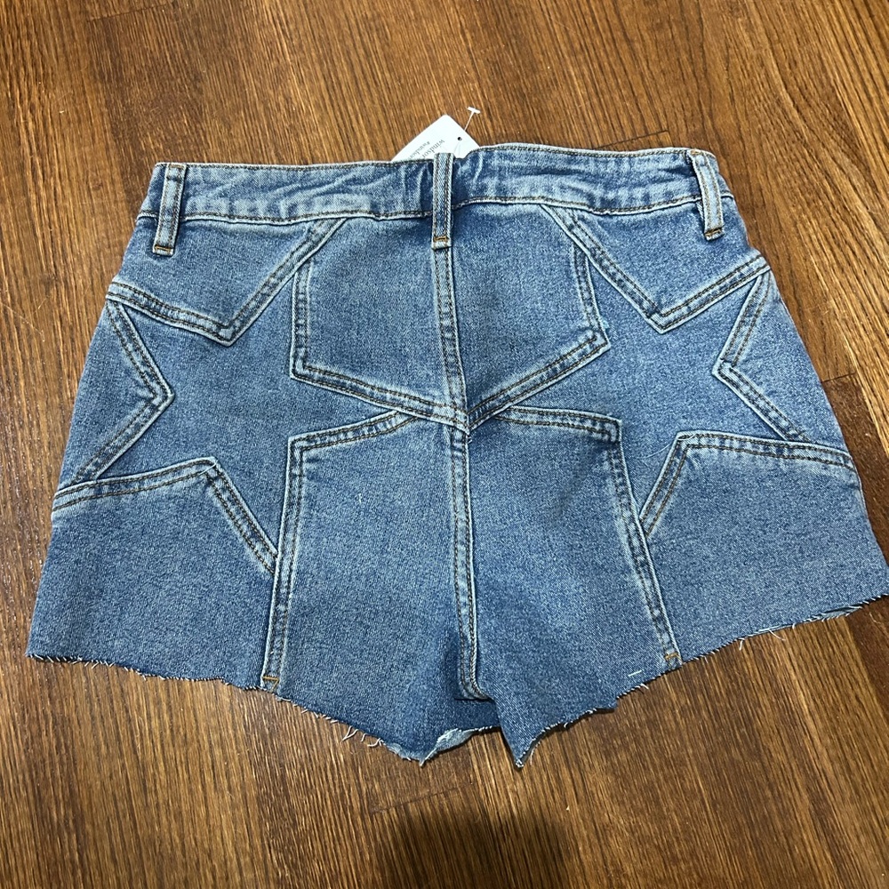 Denim shorts
